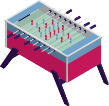 Agile office table football