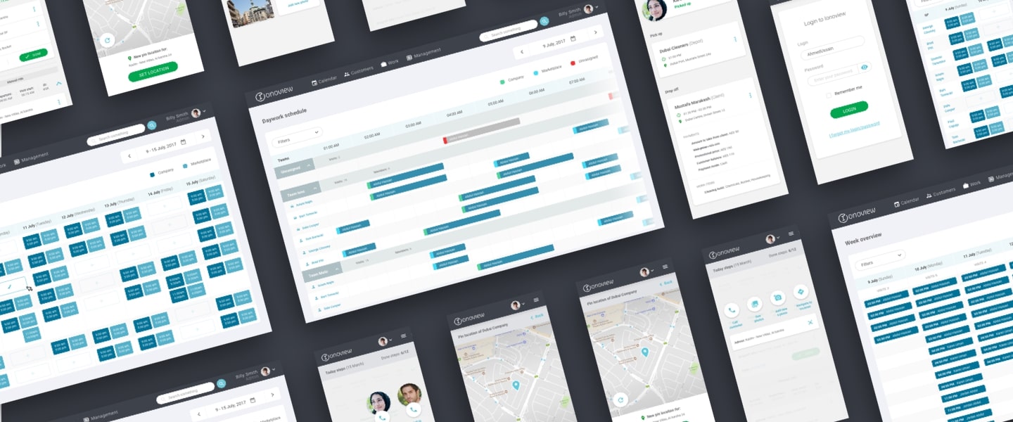 Ionoview Web App Mockup Ionoview Web App Mockup